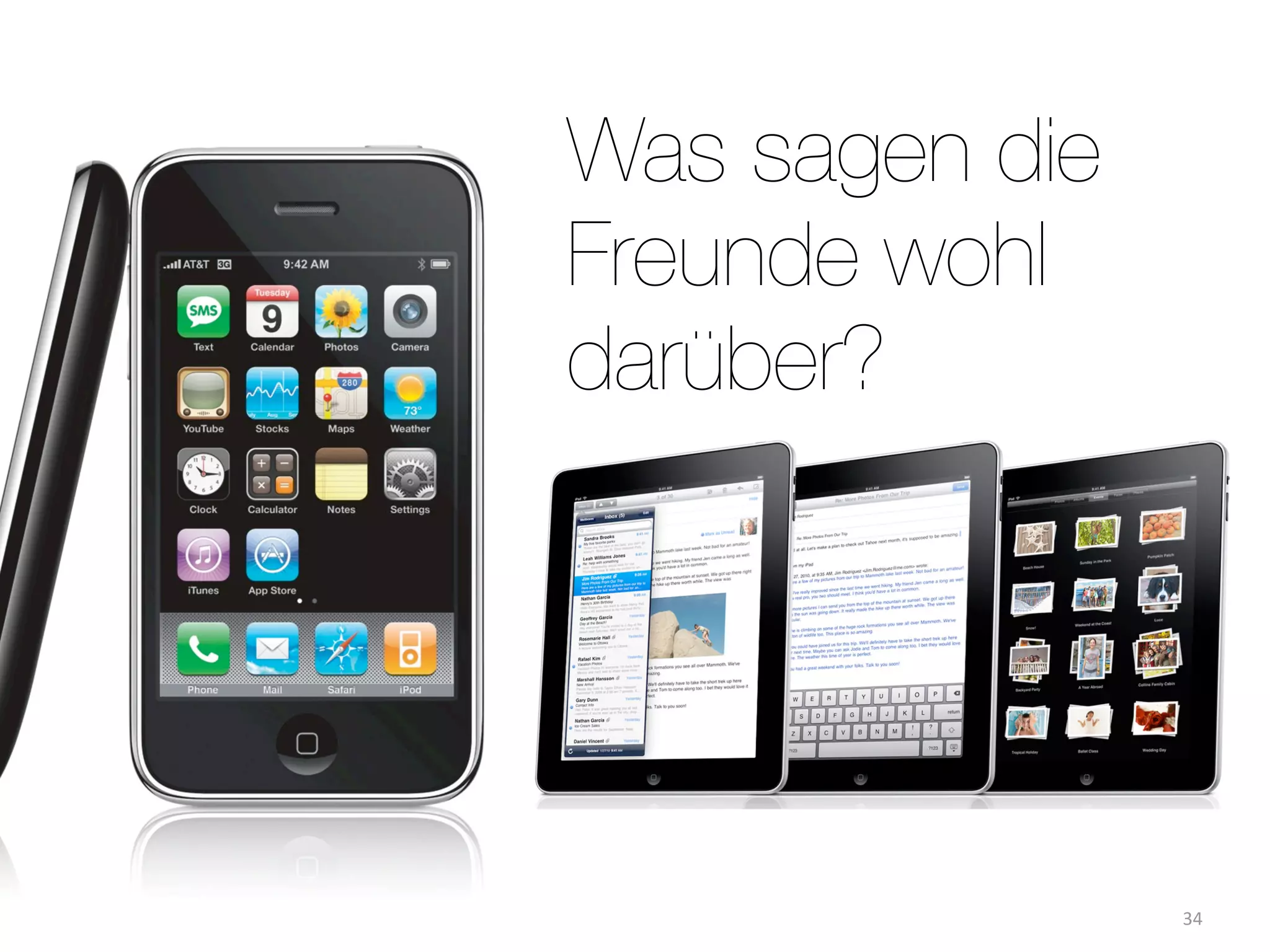 Was sagen die
Freunde wohl
darüber?




                34
 