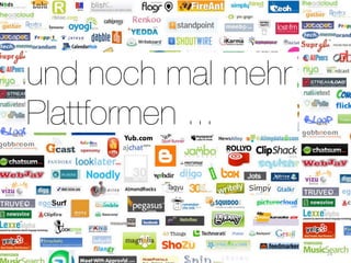 und noch mal mehr
Plattformen ...


                    24
 