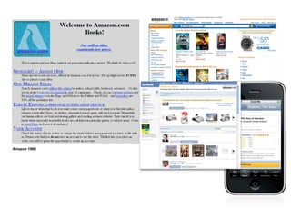 Hallo! Melden Sie sich an, um persönliche Empfehlungen zu erhalten.
                                          Neukunde? Bitte hier starten.                                                            Kostenloser Premiumversand - jetzt informieren

                                          Mein Amazon    |   Sonderangebote   |   Wunschzettel   |   Gutscheine   |   Geschenke                   Mein Konto   |   Hilfe   |   Impressum

              Alle Kategorien ansehen     Suche     Alle Kategorien                                                                                        Einkaufswagen


              Bücher                       Das interessiert Kunden aktuell
               Alle Bücher
               Fachbücher
               Englische Bücher
               Bücher in weiteren
               Fremdsprachen
               Hörbücher
               Zeitschriften
              Musik, DVD & Games
                                            Sherlock Holmes [Blu-       Verdammnis                     Samsung S5230 Star
              Musik
                                            ray]                        Noomi Rapace, Michael          Smartphone...
               MP3-Downloads                Robert Downey Jr., Jude     Nyquist...                     EUR 103,47
               Klassische Musik             Law...                      DVD                                                       Beliebte Suchbegriffe
                                            Blu-ray                     EUR 12,97
               DVD & Blu-ray
                                            EUR 14,99                                                                                 Bücher
               Blu-ray
                                                                                                                                      Nokia
               PC- & Video-Games
               Konsolen & Games-Zubehör    Meistgewünschte Artikel in DVD & Blu-ray                                                   Schuhe
                                                                                                                                      Philips
              Computer & Büro
               Notebooks & PCs                                                                                                        DVD
               Computerzubehör                                                                                                        Staubsauger
               Monitore & Drucker                                                                                                     Wii
               Software
                                                                                                                                      Bench
               PC- & Video-Games
                                                                                                                                      MP3 Download
               Bürobedarf
                                                                                                                                      Lego
              Elektronik & Foto             Avatar - Aufbruch           Hachiko - Eine                 Alice im Wunderland
                                            nach Pandora                wunderbare                     Mia Wasikowska, Johnny         Playstation 3
               Kamera & Foto
                                            Sam Worthington, Zoë        Freundschaft                   Depp...                        Justin Bieber
               Telefone & Handys
                                            Saldaña...                  Richard Gere, Joan             DVD
               TV & Video                   DVD                         Allen, Sara...                 EUR 14,99
               MP3-Player & HiFi            EUR 11,95                   DVD
               Navigation & Car-HiFi                                    EUR 11,95
               Konsolen & Games-Zubehör    › Die meistgewünschten Artikel in DVD & Blu-ray
               Haushaltsgeräte &
               Staubsauger
               Alle Produkte               Digitalkameras-Bestseller
              Küche, Haus & Garten
               Haushaltsgeräte &
               Staubsauger
               Wohnen & Lifestyle
               Kochen & Essen
               Beleuchtung
               Garten & Haustier
                                            Canon PowerShot             Samsung ES73                   Canon Digital IXUS
               Alle Produkte                SX210 IS...                 Digitalkamera silber           100 IS...
              Baumarkt & Auto               EUR 289,80                  EUR 79,00                      EUR 149,90
               Baumarkt                    › Alle Bestseller in Digitalkameras ansehen
               Auto & Motorrad
               Navigation & Car-Hi-Fi
                                           Mund- & Zahnpflege-Bestseller
              Drogerie & Parfümerie
               Drogerie & Körperpflege
               Parfümerie & Kosmetik
Amazon 1995   Spielzeug & Baby
               Spielzeug
               Baby
               Kinderwelt
               Brettspiele
                                            Braun Oral-B                Braun Oral-B                   Braun Oral-B
              Kleidung, Schuhe & Uhren      Aufsteckbürsten...          Aufsteckbürsten...             Professional Care
               Bekleidung                                                                              500...
               Schuhe                                                                                  EUR 29,45
               Schmuck
                                           › Alle Bestseller in Mund- & Zahnpflege ansehen
               Uhren
               Handtaschen
              Sport & Freizeit
               Alle Produkte
               Fitness
               Sportswear
               Fußball
               Radsport
               Camping & Outdoor




               Für Sie dokumentiert (Was           ist das?)

               Sobald Sie sich Produktseiten oder Suchergebnisse angesehen haben, finden Sie diese Seiten zu Ihrer Information hier aufgeführt.


               › Besuchen Sie Ihre persönliche Seite
 