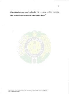 Dewi Vindani : Cairan Sulkus Gingiva Dan Peranannya Dalam Bidang Kedokteran Gigi, 2007.
USU e-Repository © 2008
 