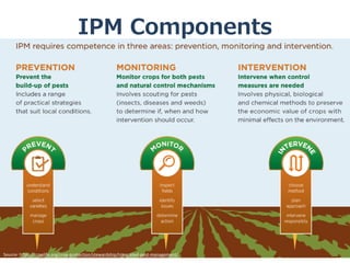 IPM Components
40
Source: https://croplife.org/crop-protection/stewardship/integrated-pest-management/
 