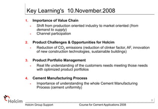 Clinker Value Chain clinker 020830participants.ppt