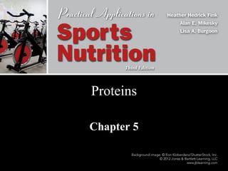 Proteins Chapter 5 
