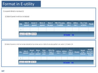 107
Format in E-utility
 