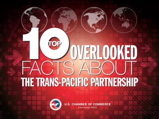 OVERLOOKED
THE TRANS-PACIFIC PARTNERSHIP
FACTS ABOUT
 