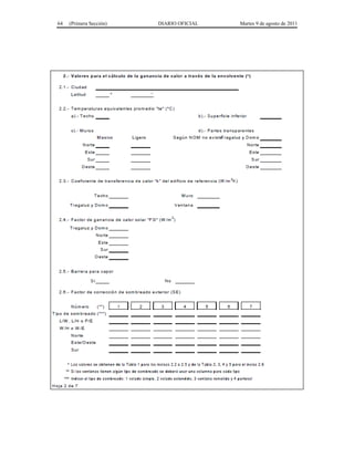 64   (Primera Sección)   DIARIO OFICIAL   Martes 9 de agosto de 2011
 