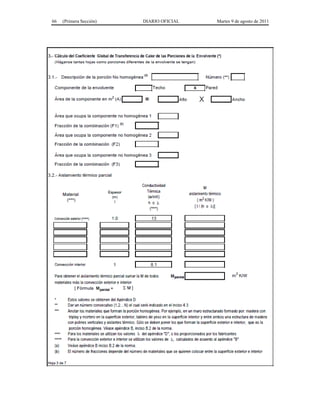 66   (Primera Sección)   DIARIO OFICIAL   Martes 9 de agosto de 2011
 