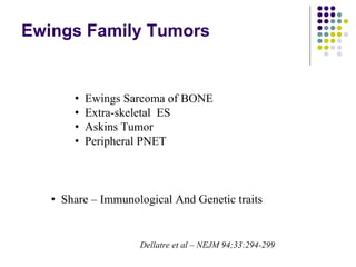 020 PPt - Ewings Sarcoma summary of diagnosis | PDF