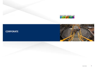 CO OCORPORATE
ASX:WSAASX:WSAASX:WSAASX:WSA 4
 