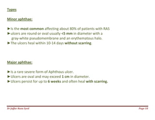 Minor Ras Ulcers 021.acute gingival diseases | PDF