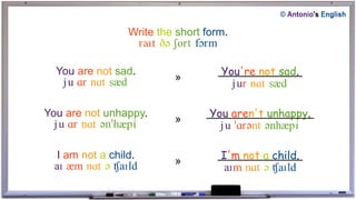 21. Short forms - Formas cortas | PDF