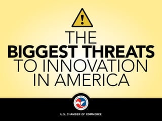 !

The
Biggest Threats
to Innovation
in America

 