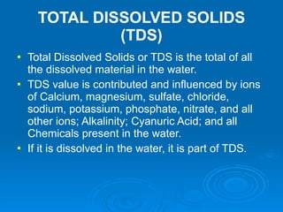 Understanding Pool & Spa Water Testing | PPT