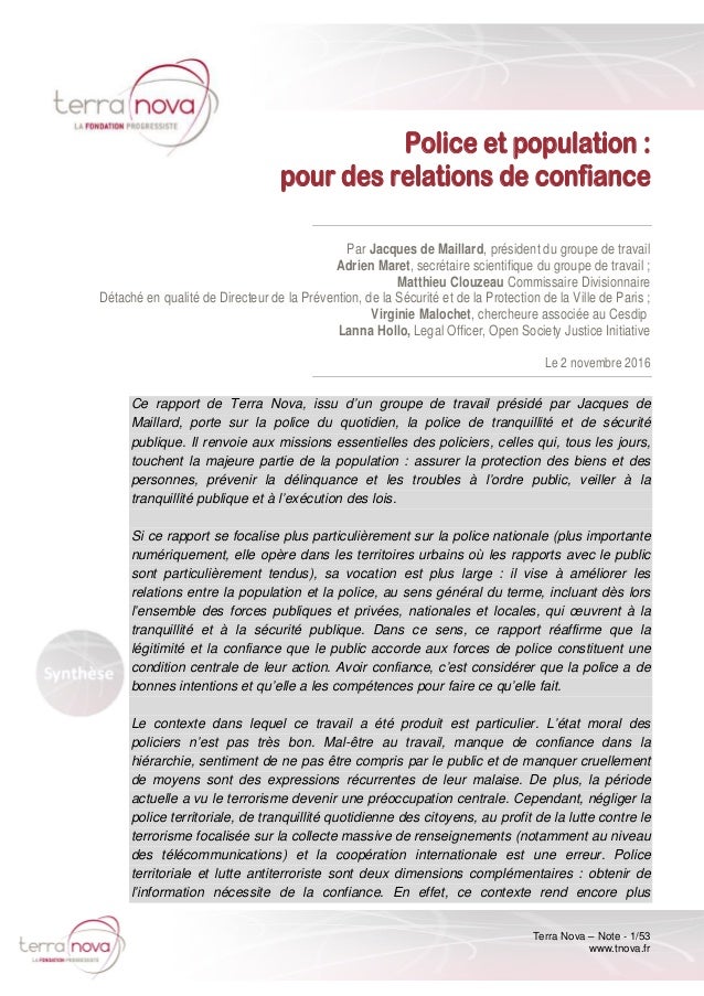 02112016 Policeetpopulationpourdesrelationsdeconfiance - 