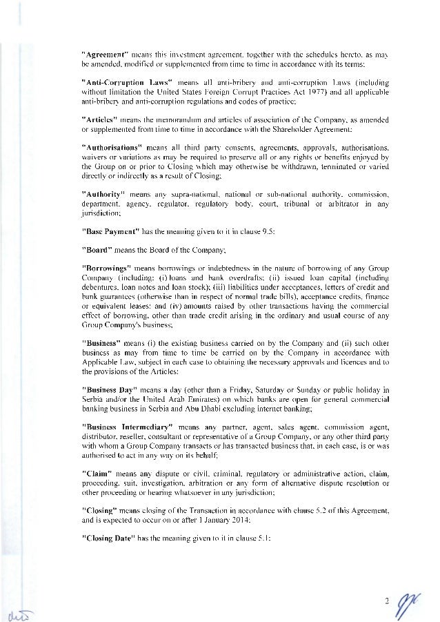 02 1205 6 investment agreement small business investment agreement