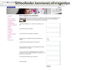 Schoolleider.kennisnet.nl/vragenlijst 