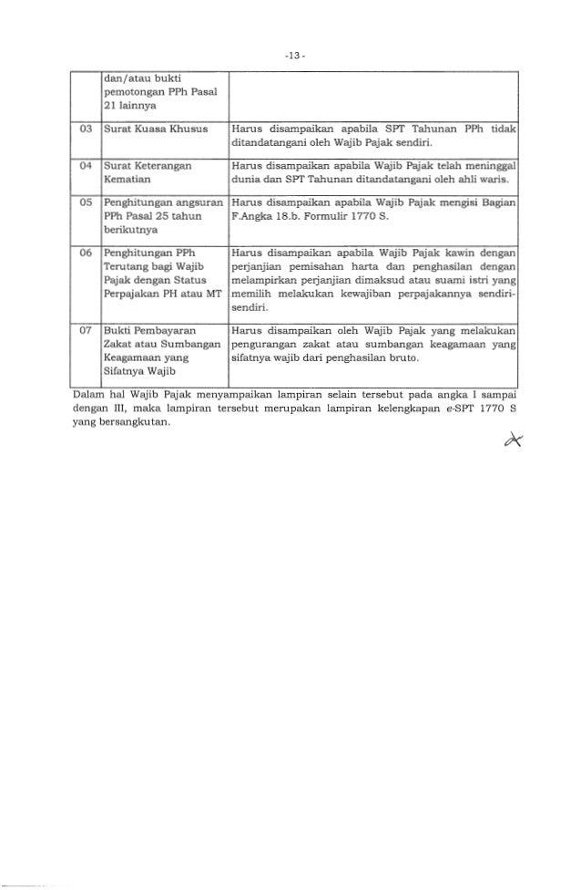 elektronik formulir spt 1770 Pengolahan Tata dan ::: Cara SPT PER:01/PJ/2016 Penerimaan