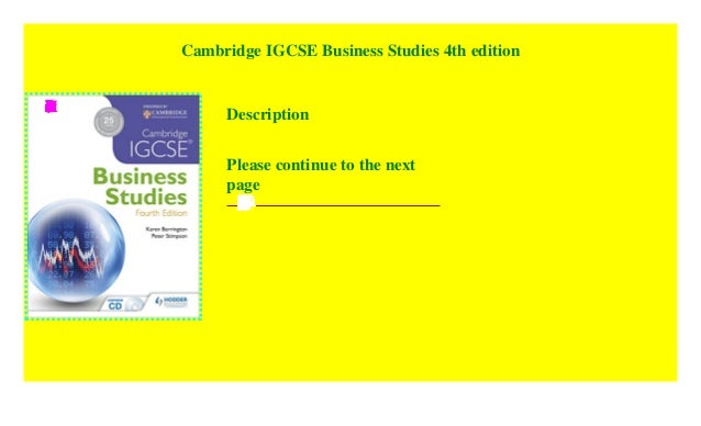 Peter Stimpson Business Studies Pdf