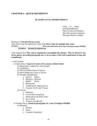Platoon Opord Example.pdf Tactical_Convoy_Handbook2002 | PDF