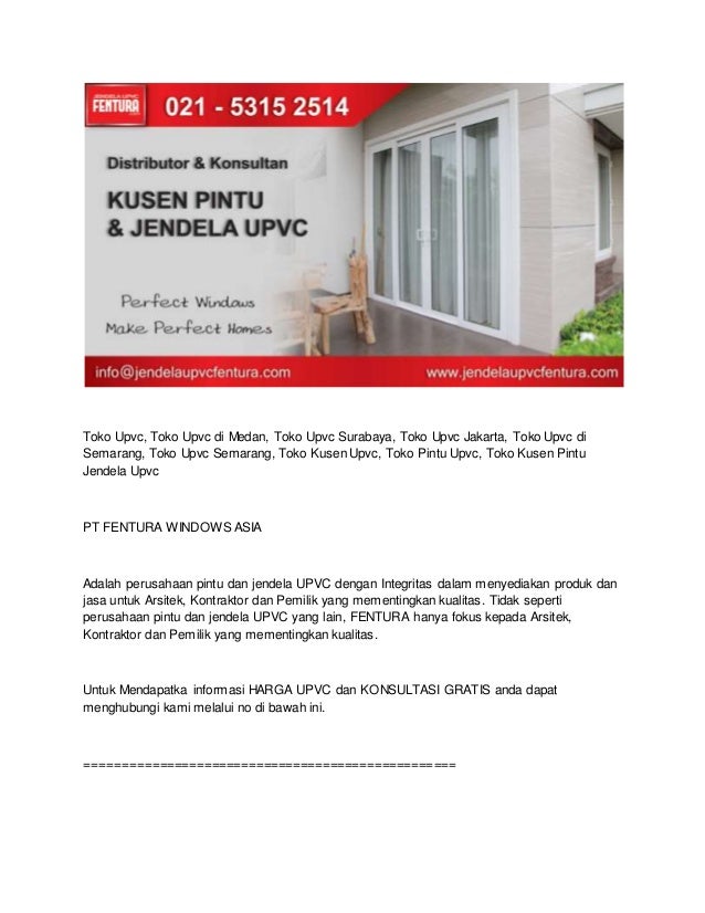 Pintu Upvc Surabaya Dari Upvcjakarta Com