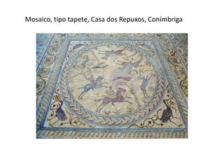 Temáticas:
Triunfal (cenas históricas, comemorações de
vitórias);
Mitológica;
Paisagem;
Naturezas-mortas e cenas de género (quotidiano);
Retratos.
 