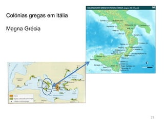 Octávio César Augusto instituiu o sistema imperial;
Poder absoluto, centralizado e divino do
Imperador;
Grande autoridade pessoal e absoluta, origina o
culto do imperador e o poder de nomear o seu
sucessor;
25
 