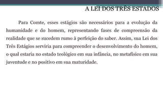 021 Augusto Comte - A lei dos três Estados.pptx