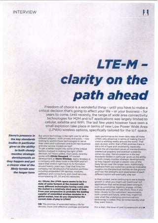 LTE-M clarity on the path ahead