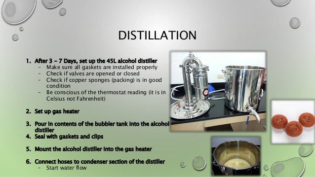 Ethanol Fermentation & Distillation - Ethanol Fermentation Distillation 9 638