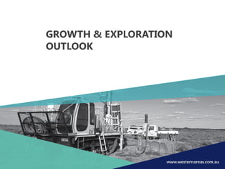 GROWTH & EXPLORATION
OUTLOOK
 