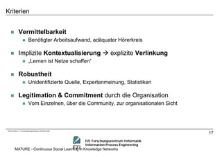 Microlearning und der Wissensreifungsprozess