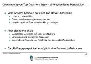 Microlearning und der Wissensreifungsprozess