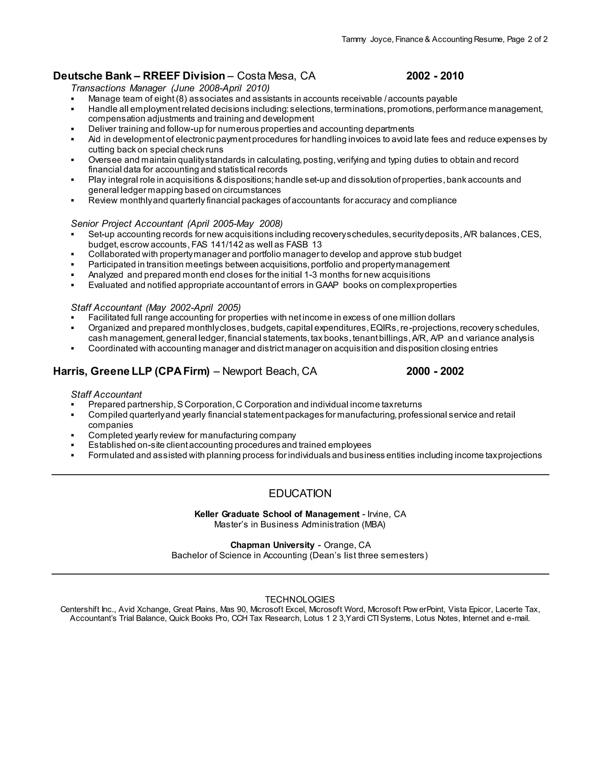Tammy+Resume+05.15 for Lin | PDF