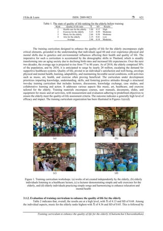 Training curriculum to enhance the quality of life for the elderly | PDF