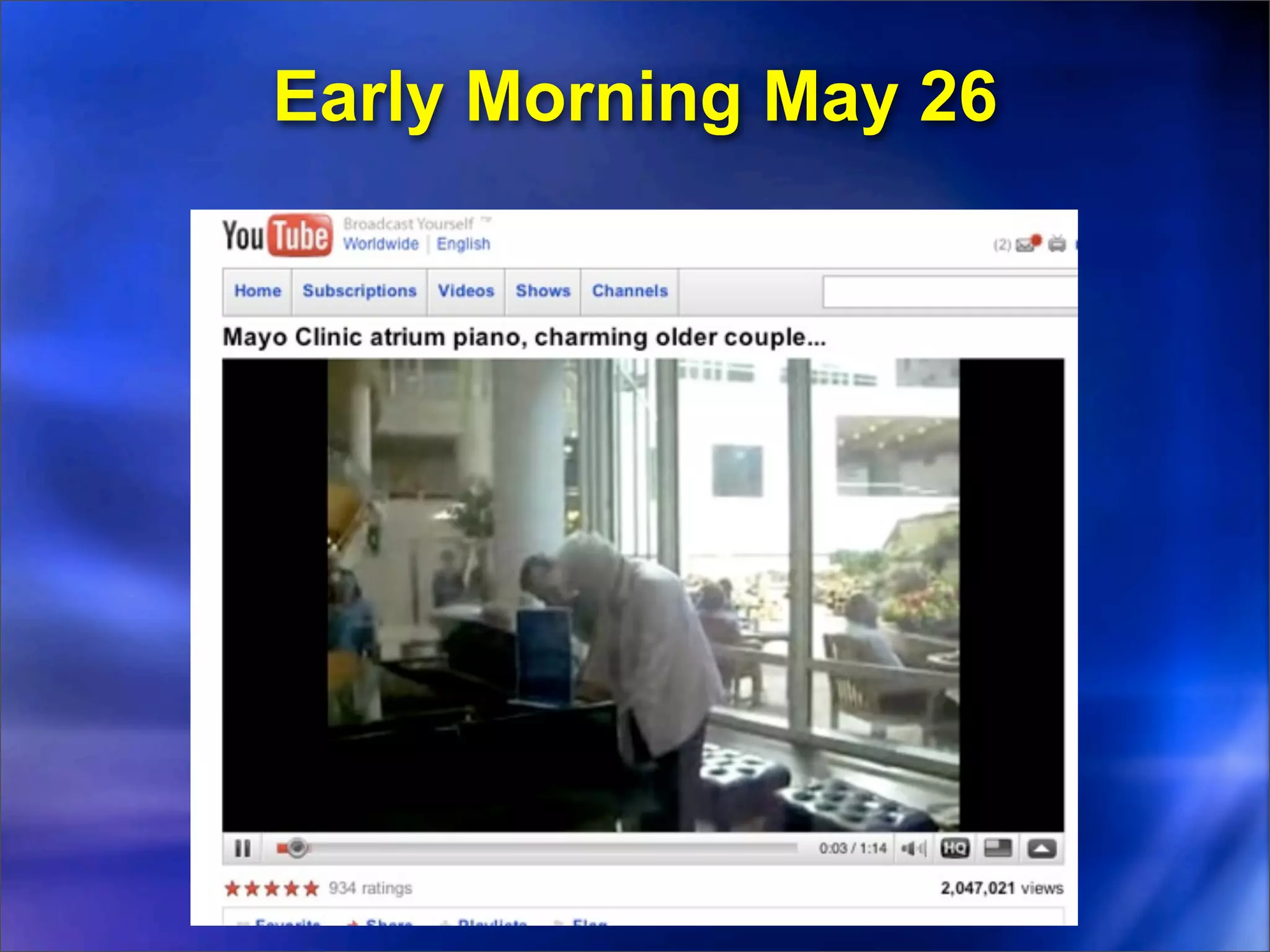 Early Morning May 26
 