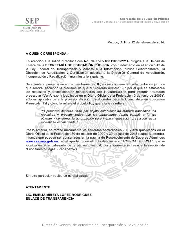 Respuesta a solicitud de información número 1100022214