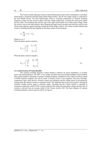 Power Quality Analysis of Vienna Rectifier for BLDC Motor Drive ...