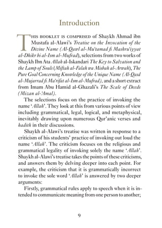 Invoking The Divine Name Allah | PDF | Islam | Religion & Spirituality