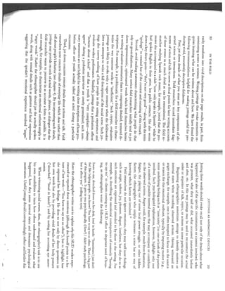 writing ethnographic field notes