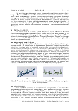 Adversarial attacks in signature verification: a deep learning approach ...
