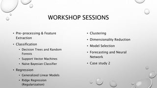 Machine Learning Workshop | PPT