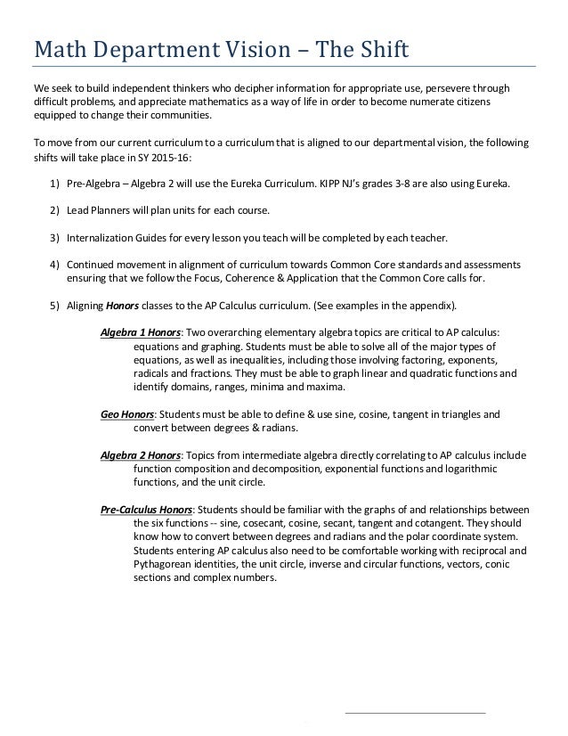 Math Dept Packet 15 16 FINAL