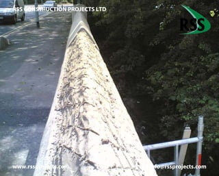 RSS CONSTRUCTION PROJECTS LTD
www.rssprojects.com 11 info@rssprojects.com
Reconstruction of the coping using polymer
modified cementitious mortar.
 