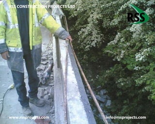 RSS CONSTRUCTION PROJECTS LTD
www.rssprojects.com 5 info@rssprojects.com
Parapet after the removal of the deteriorated coping.
 