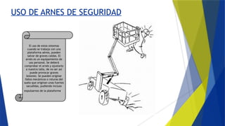PPT seguridad en el uso de plataformas elevadoras | PPTX