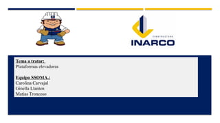 PPT seguridad en el uso de plataformas elevadoras | PPTX