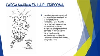PPT seguridad en el uso de plataformas elevadoras | PPTX