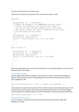 Checking Wine with PVS-Studio and Clang Static Analyzer | PDF
