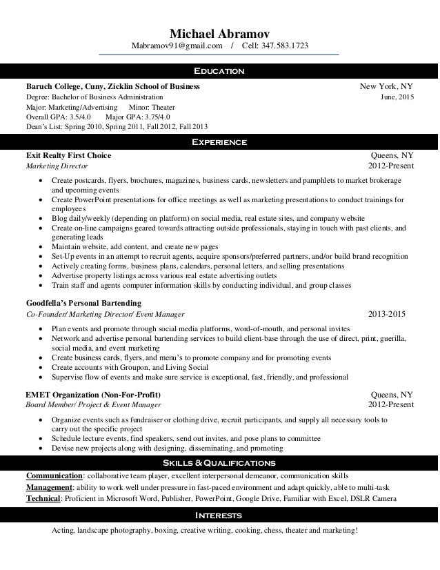 michael abramov resume