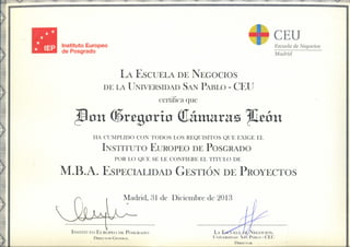 Titulo Gestion Proyectos